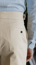 Load image into Gallery viewer, Gurkha Trousers Cotton Twill Cream