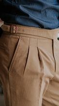 Load image into Gallery viewer, Gurkha Trousers Cotton Twill Taupe