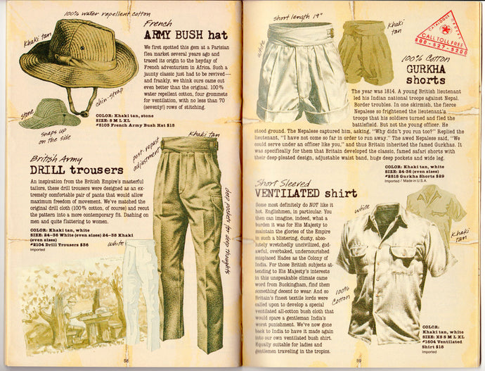 Men Gurkha Pant Custommade Blue Cotton Military Style High Waist Buckle  Adjuster