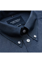 Load image into Gallery viewer, Button Down Navy Denim Shirt