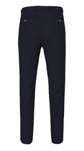 Load image into Gallery viewer, Single Pleated Moleskin Trousers Navy