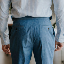 Load image into Gallery viewer, Gurkha Trousers Light Blue Denim