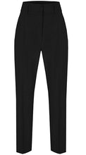 Load image into Gallery viewer, Gia High Rise Flannel Trousers Black