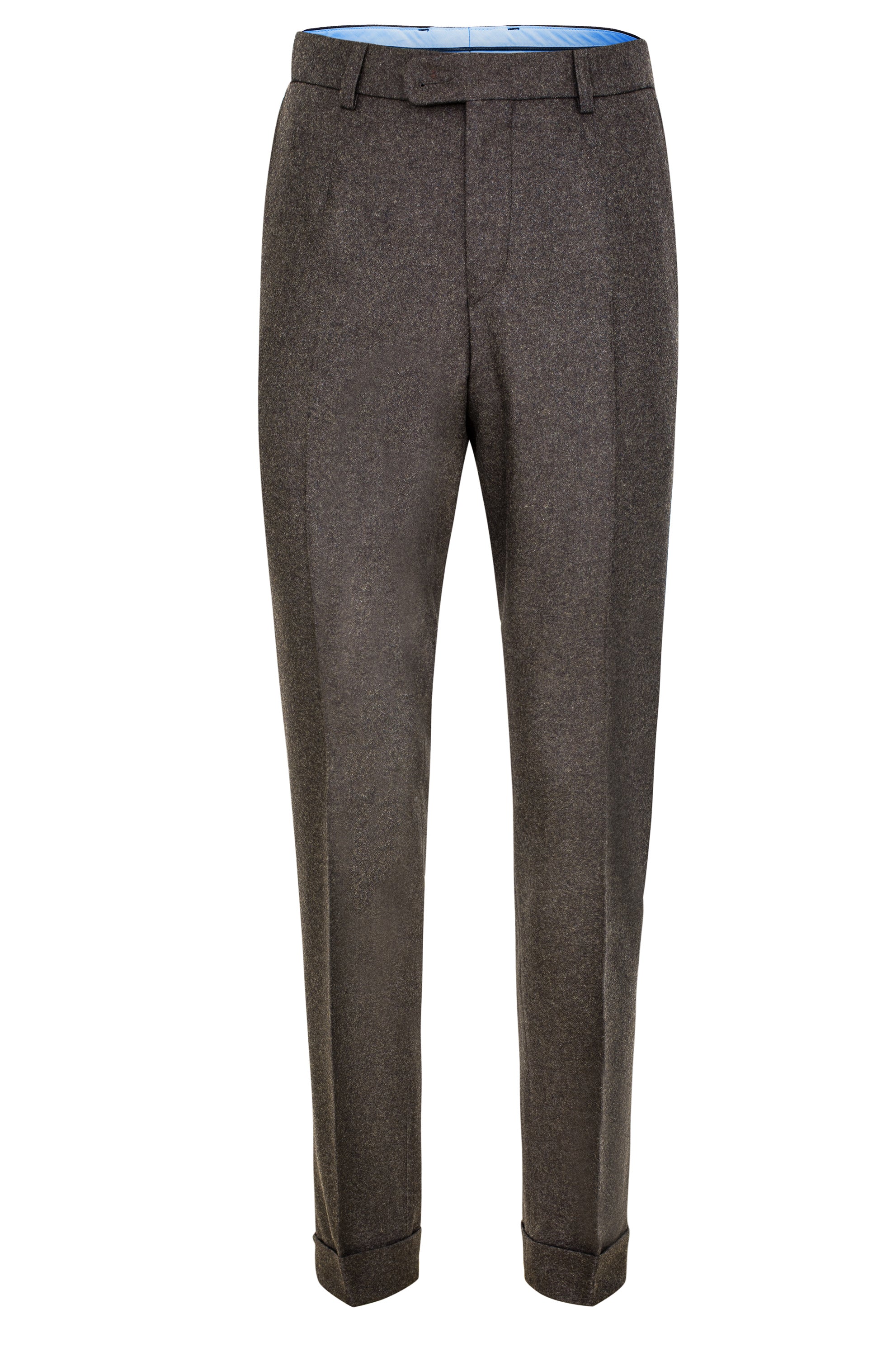 Dark Brown Wool Flannel