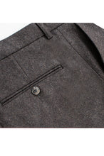 Load image into Gallery viewer, Dark Brown Wool Flannel