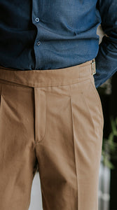 Gurkha Trousers Cotton Twill Taupe