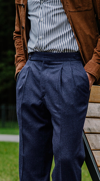 Lairg Flannel Wool Trouser by Fife Country