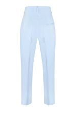 Load image into Gallery viewer, high waist Women Tailored linen trousers with pleats