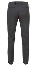 Load image into Gallery viewer, Cesare Fit Wool Trousers Graphite-Brown Overcheck